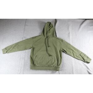 Sundae School Hoodie Mens Medium Green Pull Over Sweatshirt